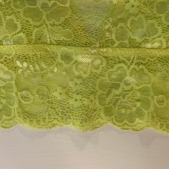 Kendall & Kylie White & Lime Dainty Sheer Lace Bralettes Lingerie Feminine🌸 - Picture 5 of 8